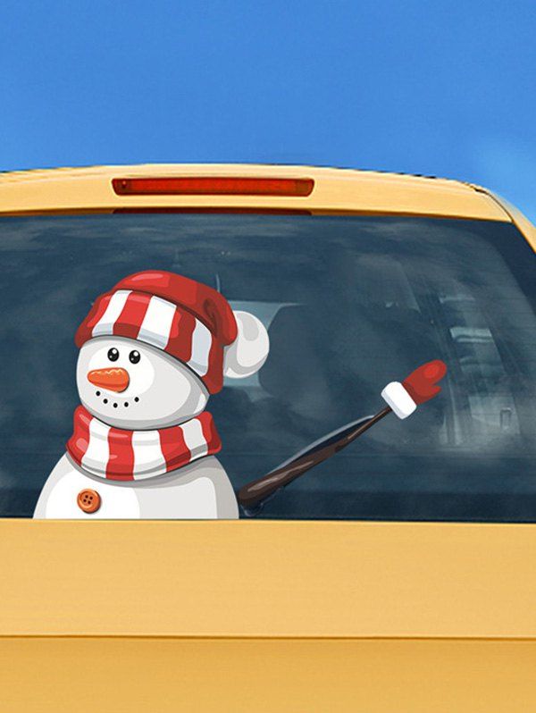 

Christmas Pattern Car Wiper Sticker, Multi-b