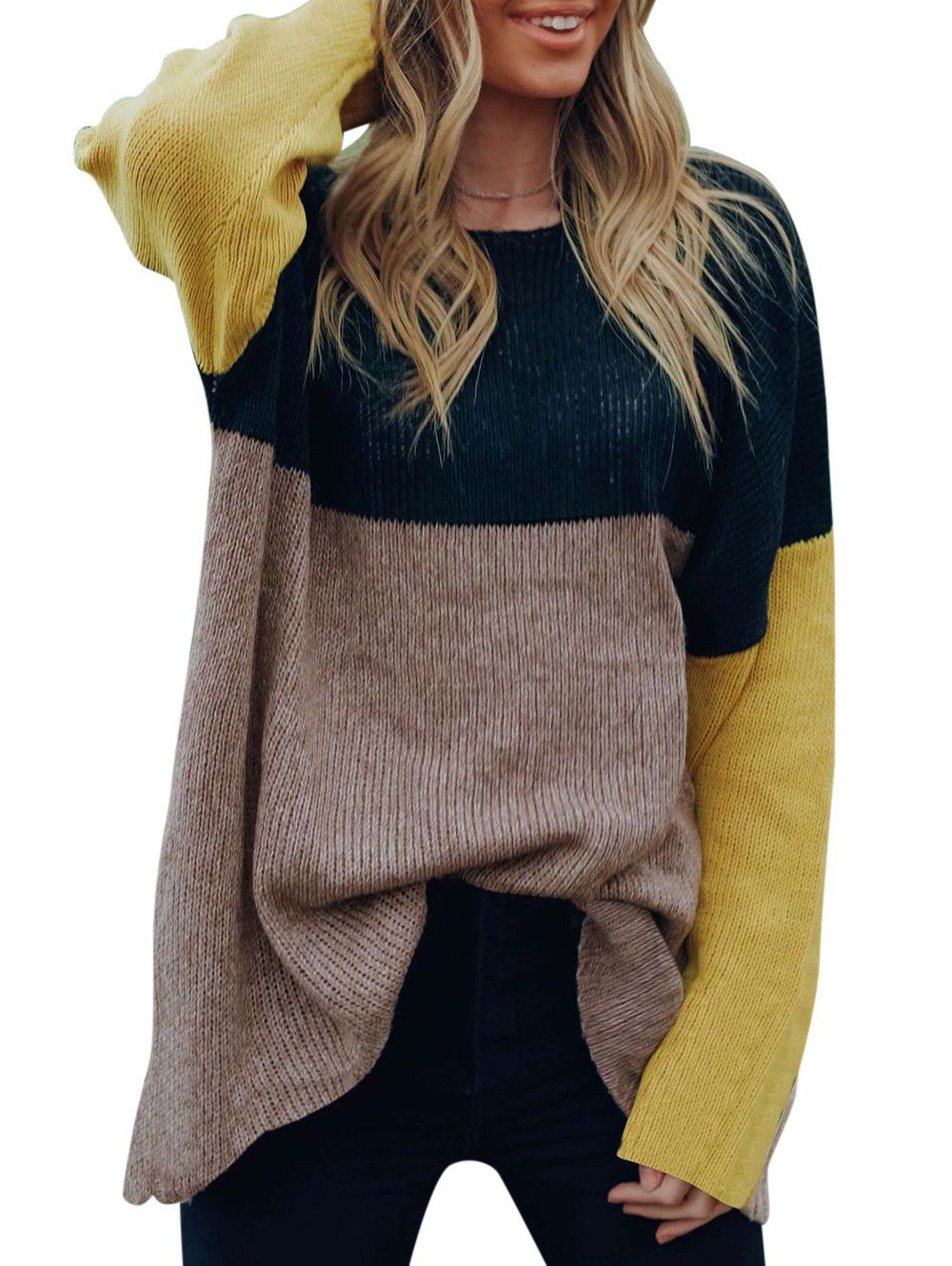 long oversized tunic sweaters