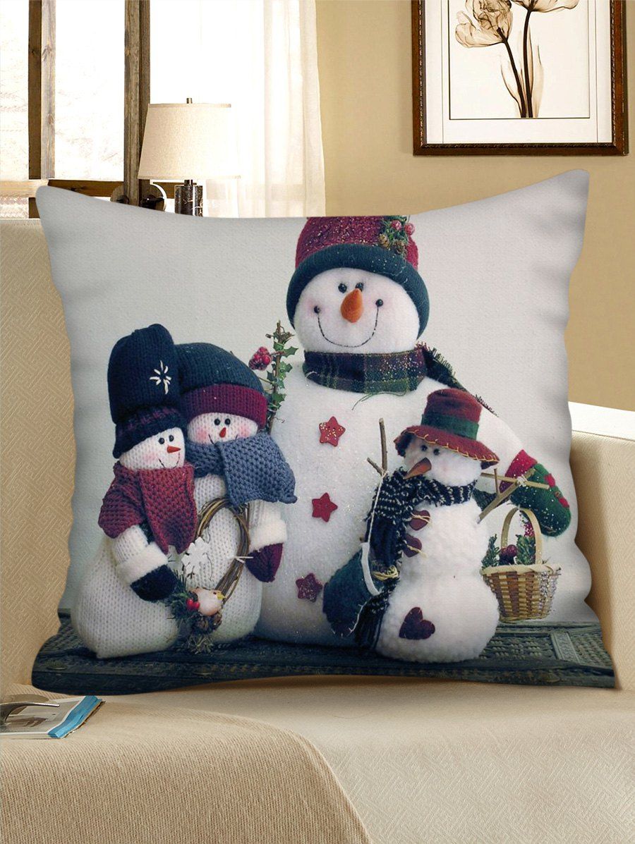 

Christmas Design Polyester Pillow Cover, Multi-f