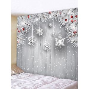 

Christmas Tree Branch Snowflake Print Wall Tapestry, Multi