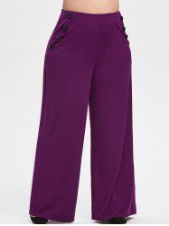 plus size high rise palazzo pants