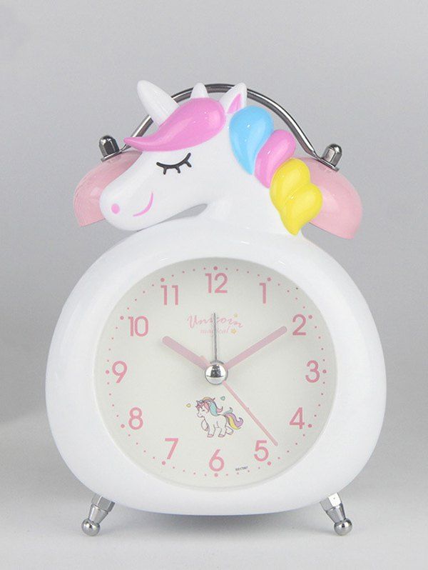 

Unicorn Shaped Alarm Clock, White