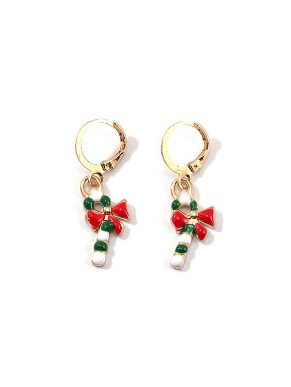 christmas stick on earrings