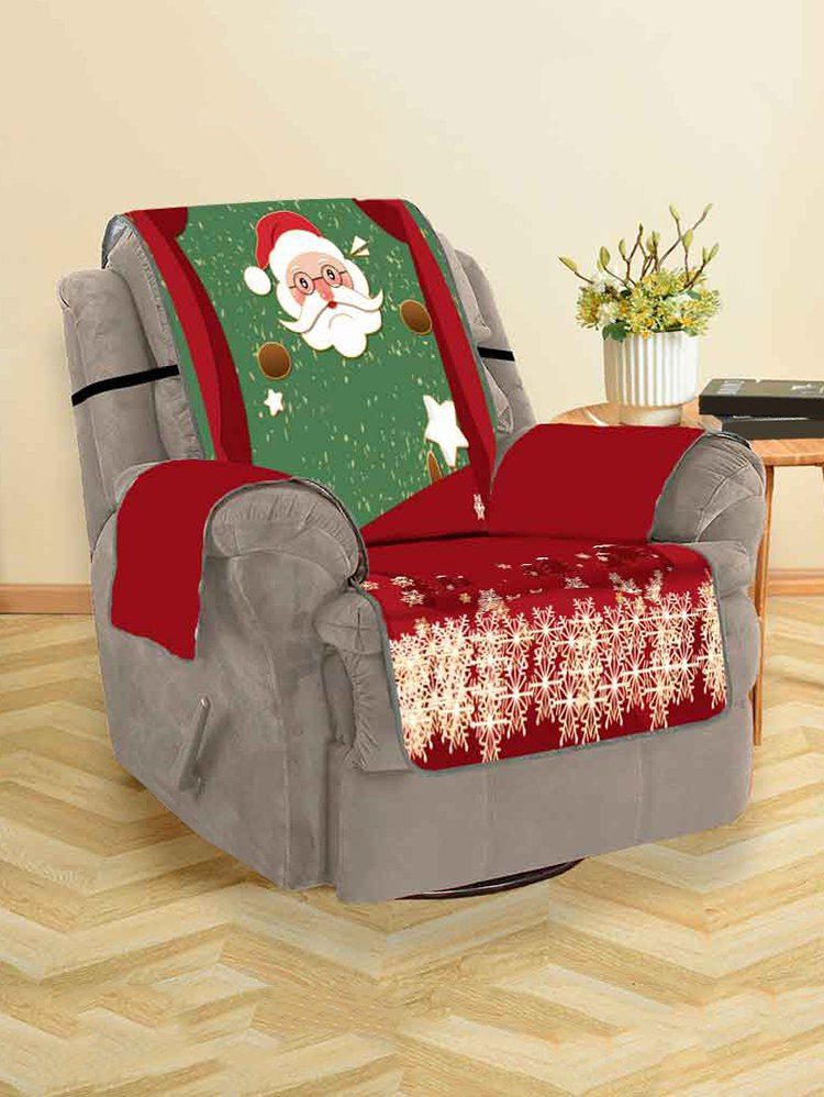 Unique Christmas Santa Claus Couch Cover  