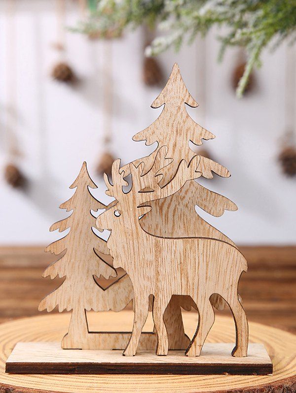 

DIY Wooden Christmas Decor, Multi-b