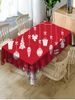 Christmas Tree Gift Bell Fabric Waterproof Table Cloth -  