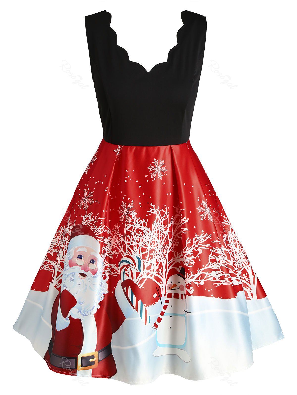 rosegal plus size christmas dresses