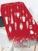 Christmas Tree Gift Bell Fabric Waterproof Table Cloth -  