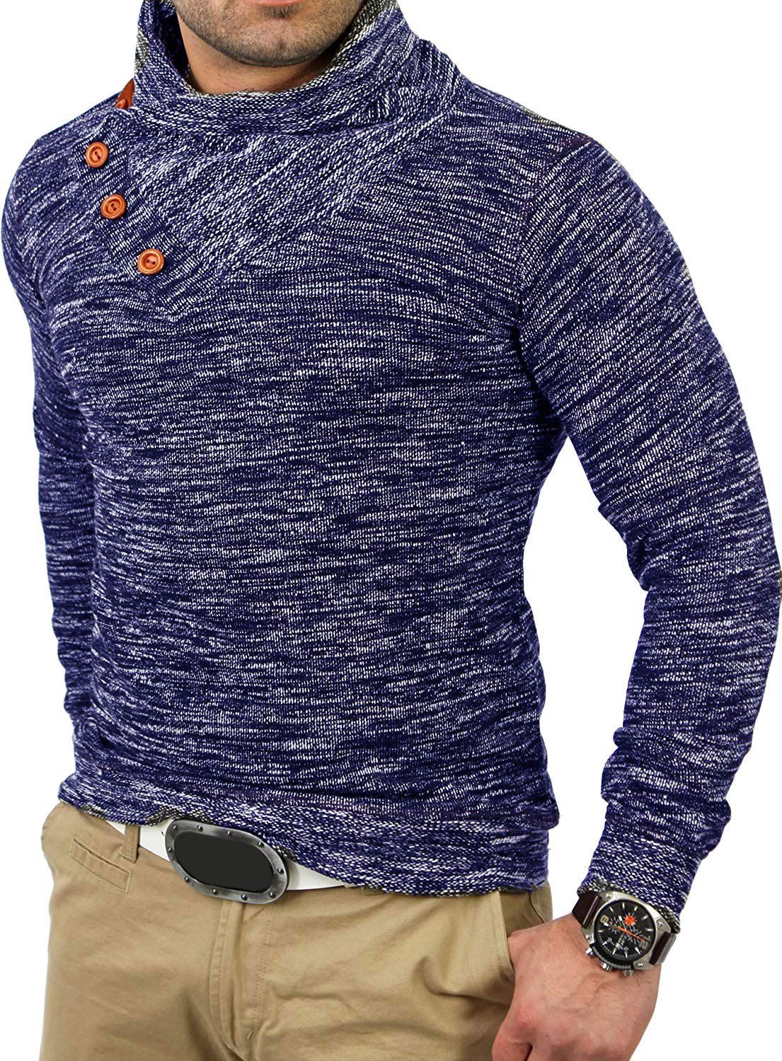 

Button Decoration Casual Hoodie, Navy blue