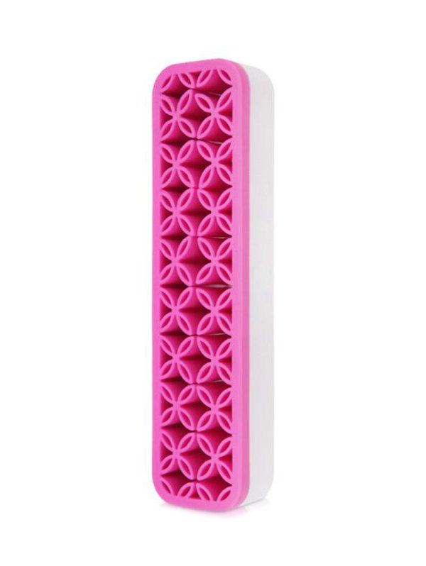 

Soft Silicone Makeup Brush Shelf, Rose red