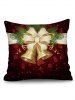 4 Pcs Christmas Bowknot Pattern Decorative Pillowcases -  
