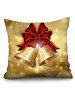 4 Pcs Christmas Bowknot Pattern Decorative Pillowcases -  
