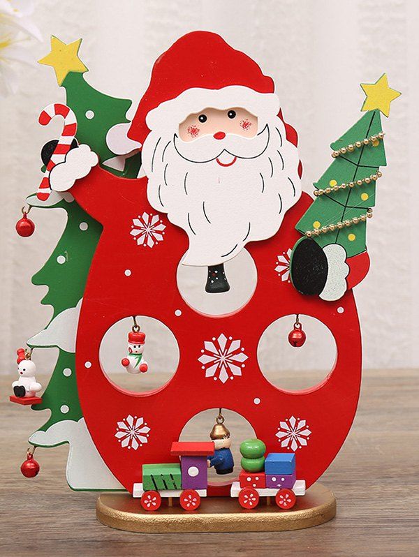 

Christmas Wooden Decoration, Lava red