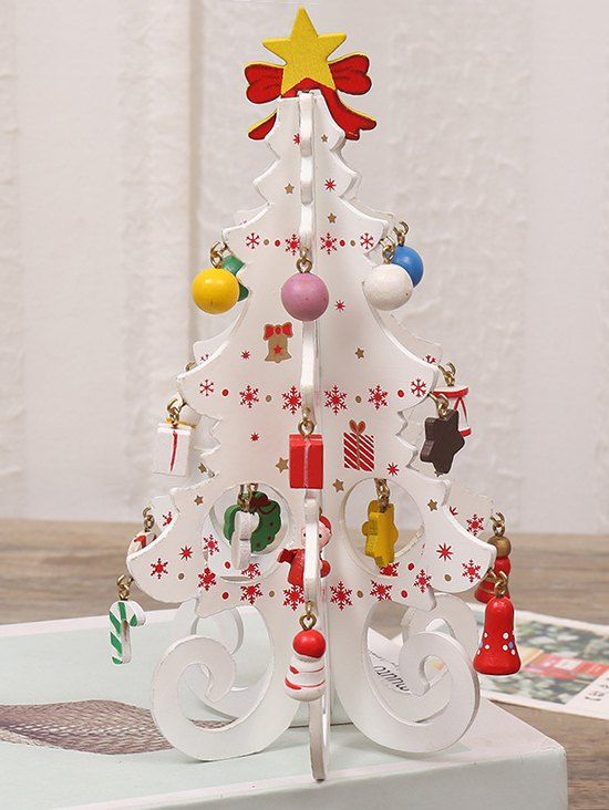 

Christmas Decorations DIY Mini Christmas Tree, Milk white