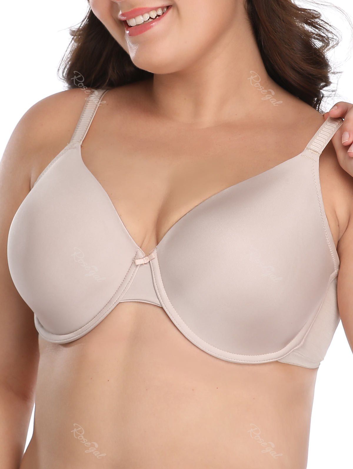 

Plus Size Push Up Bra, Champagne