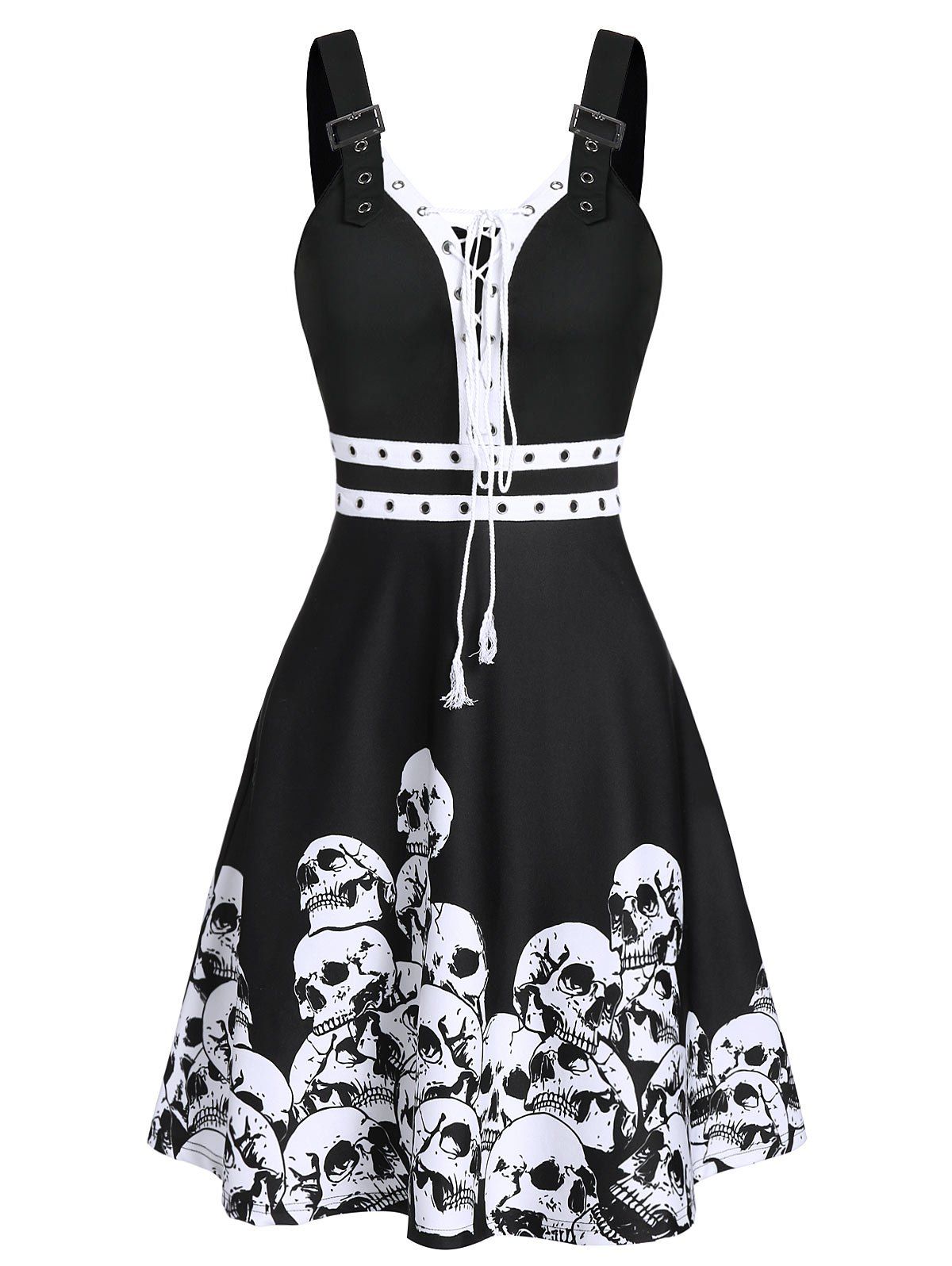 skull skater dress