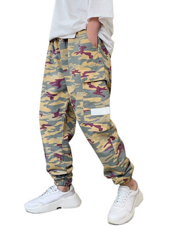 

Camo Print Multi Pockets Cargo Pants