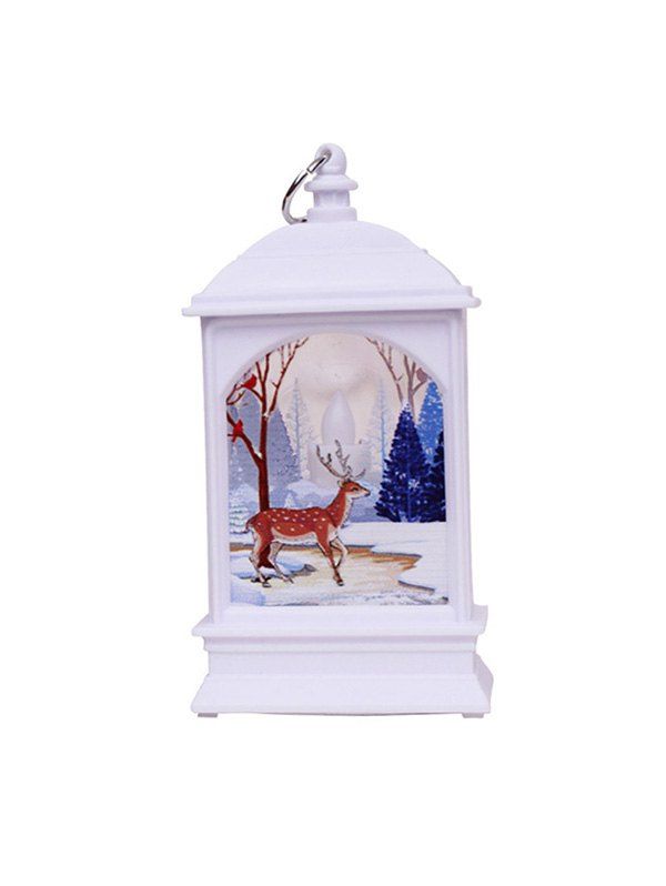 

Christmas Decoration Snowman Santa Claus Elk Shape LED Night Light, Multi-e