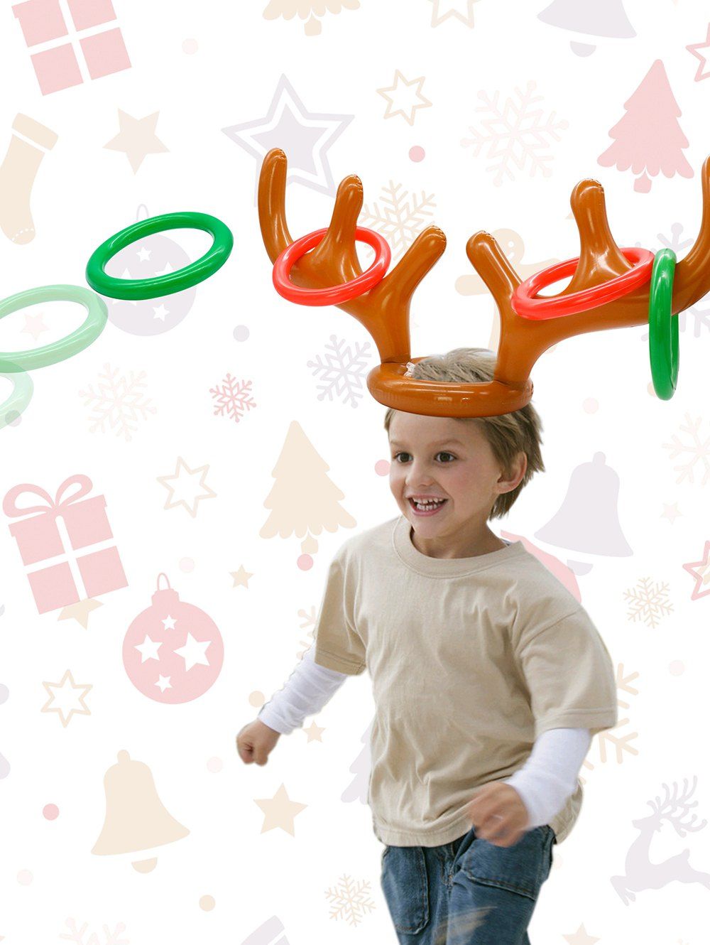 

Party Accessories Inflatable Antler Hat Balloon, Multi-a