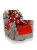 Christmas Balls Snowflake Greeting Pattern Couch Cover -  