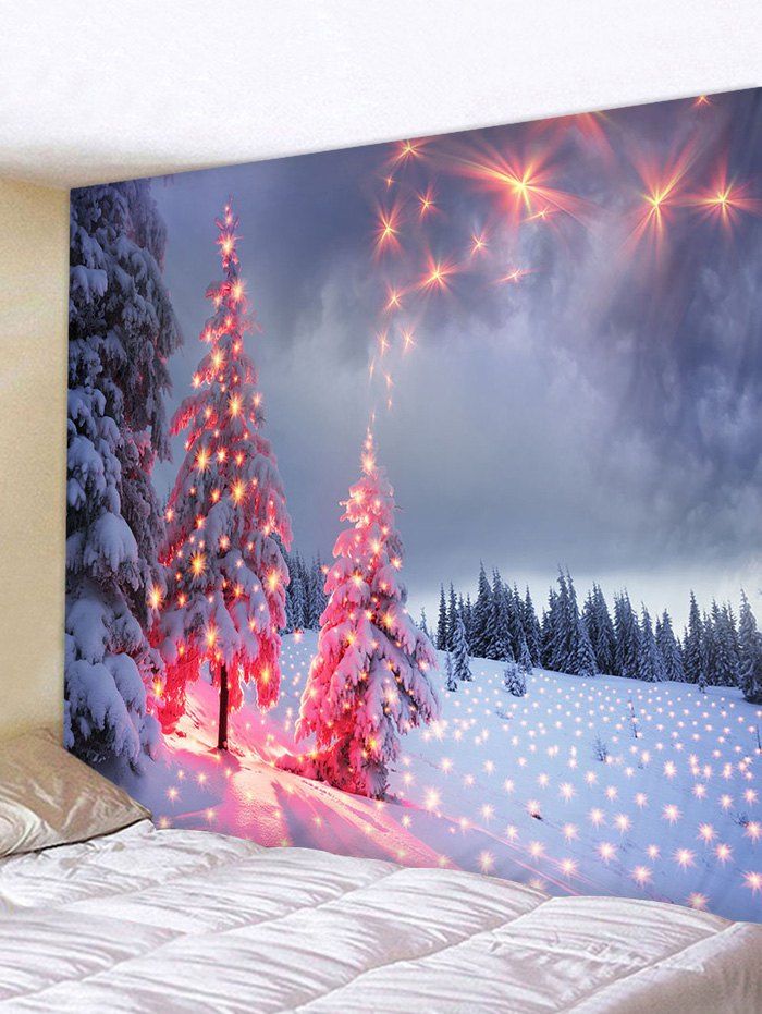 

Christmas Snow Firework Tapestry, Multi