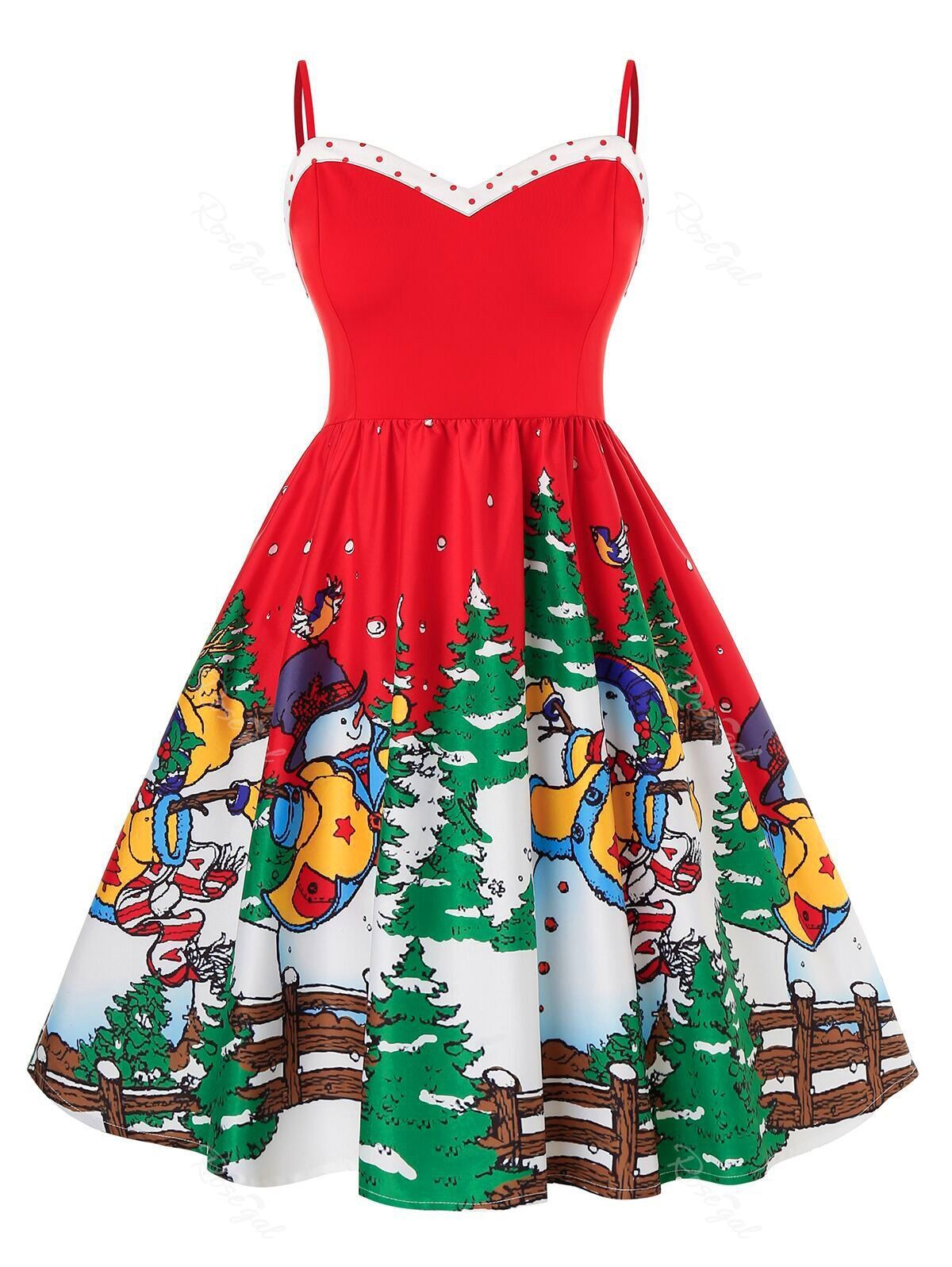 vintage christmas dress plus size