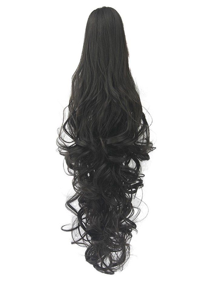 

Long Deep Body Wave Synthetic Clip-on Hair Piece, Multi-b