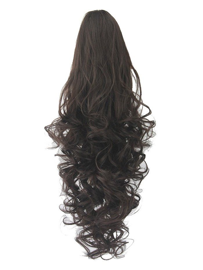 

Long Deep Body Wave Synthetic Clip-on Hair Piece, Multi-e