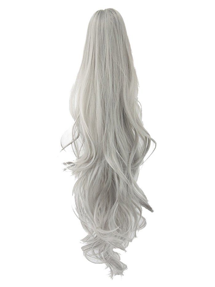 

Long Deep Body Wave Synthetic Clip-on Hair Piece, Multi-h