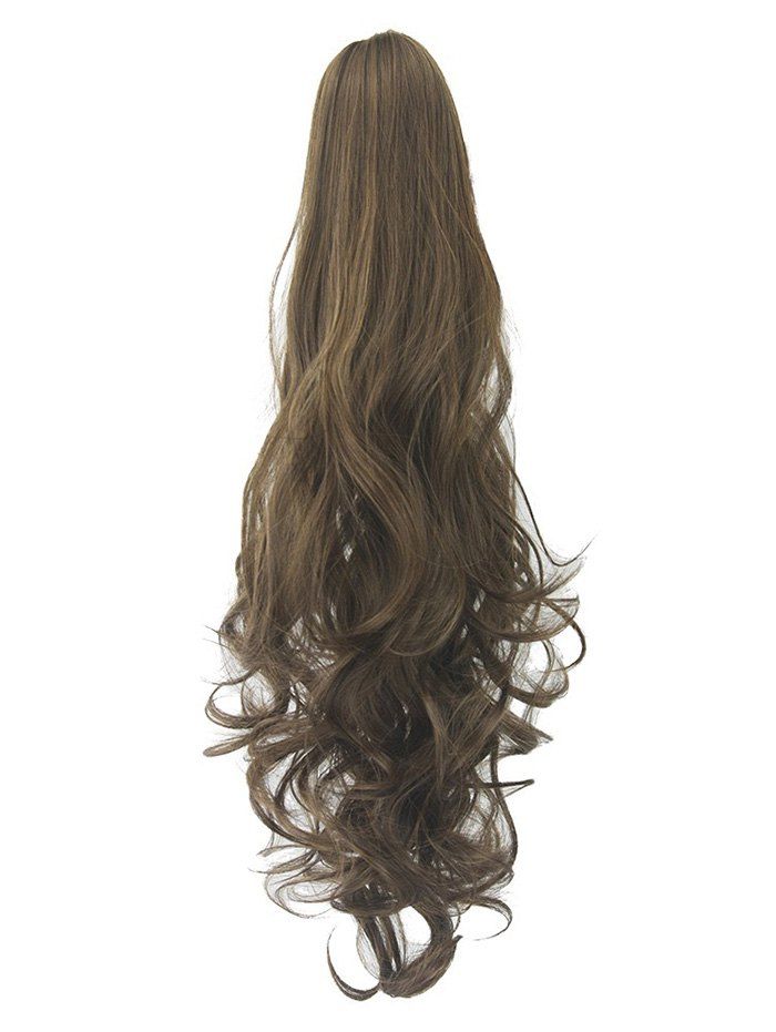

Long Deep Body Wave Synthetic Clip-on Hair Piece, Multi-i