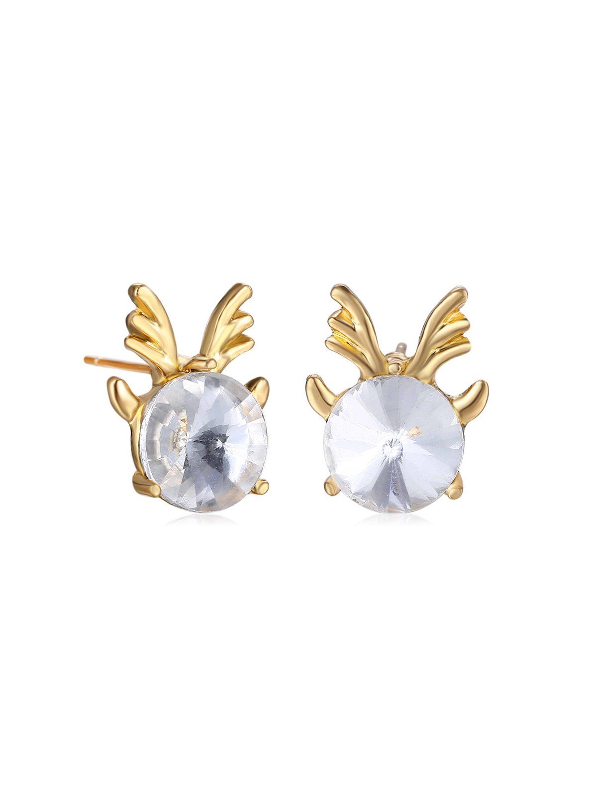 

Christmas Deer Stud Earrings, Gold