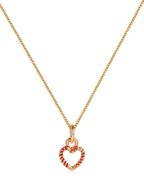 

Christmas Pattern Pendant Chain Necklace, Multi-a