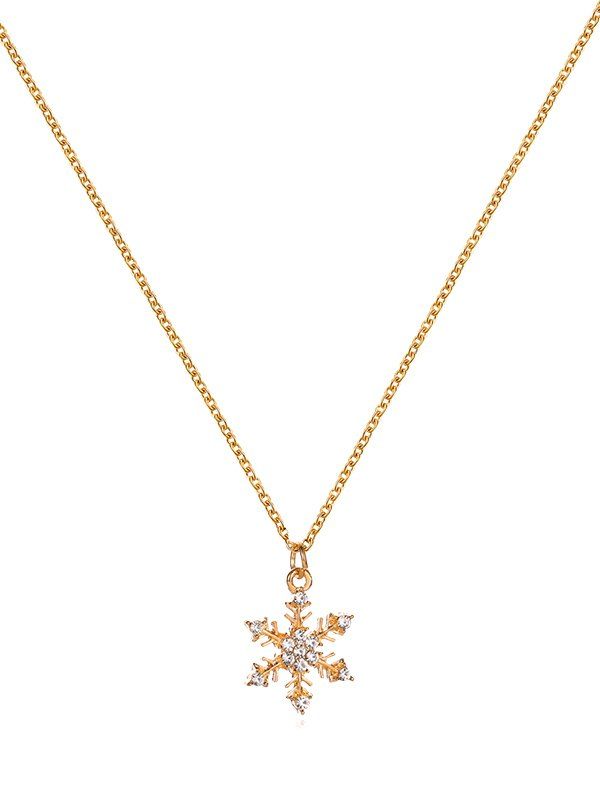 

Christmas Pattern Pendant Chain Necklace, Multi-b