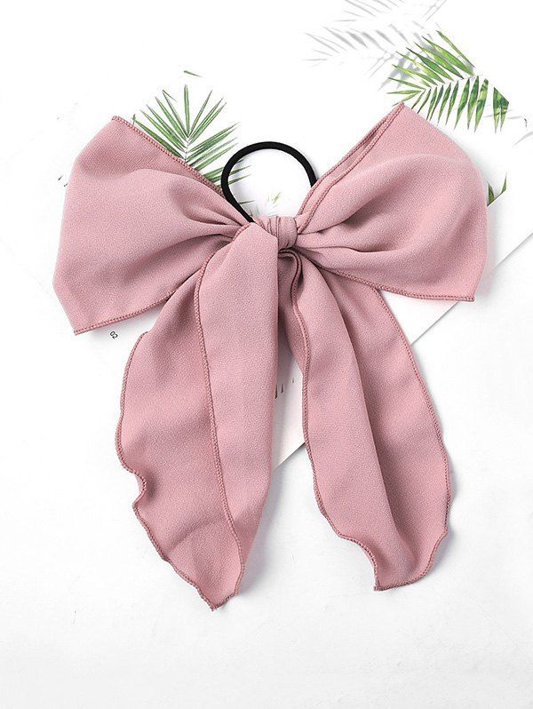 

Bowknot Chiffon Elastic Hair Tie, Pink