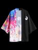 Roaring Moon Wolf Print Casual Kimono Cardigan -  
