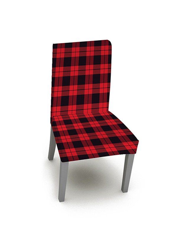 

1PCS Plaid Elastic Chair Cover, Multi