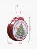 Christmas Pattern Hanging Metal Candy Box -  
