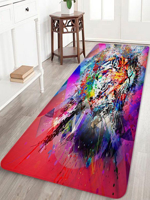 

Abstract Pattern Floor Rug, Multi-a