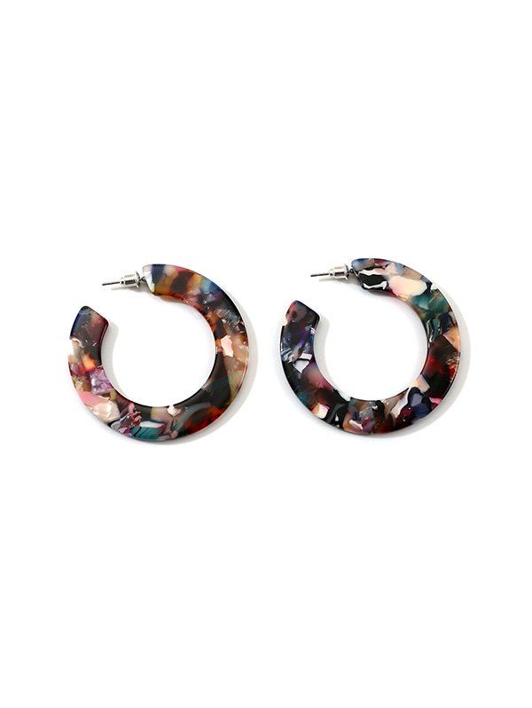 

Leopard C Shape Stud Earrings, Acu camouflage