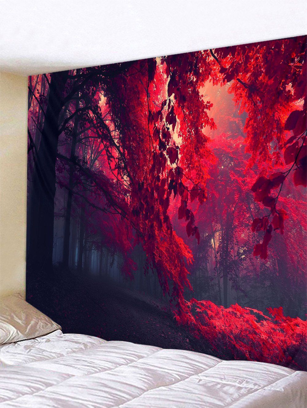 

Forest Tree Leaf Printed Tapestry, Multi