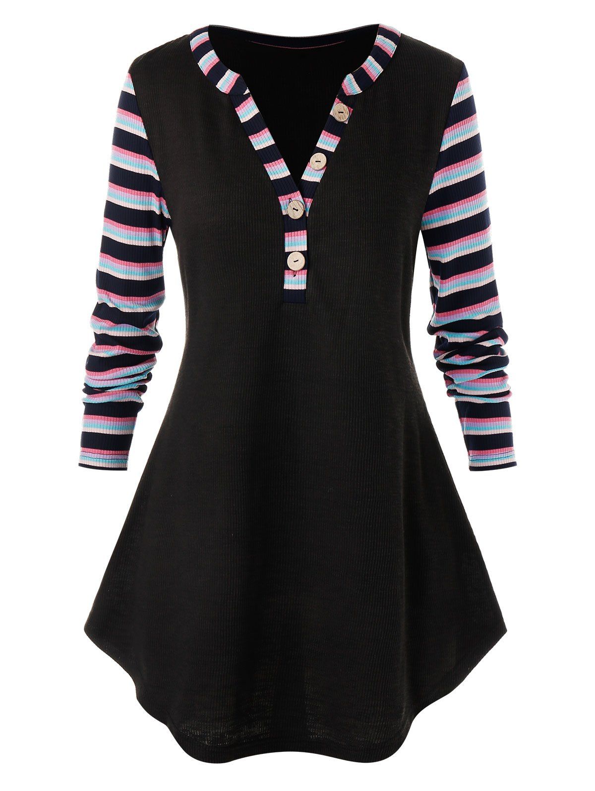 rainbow shop plus size tops