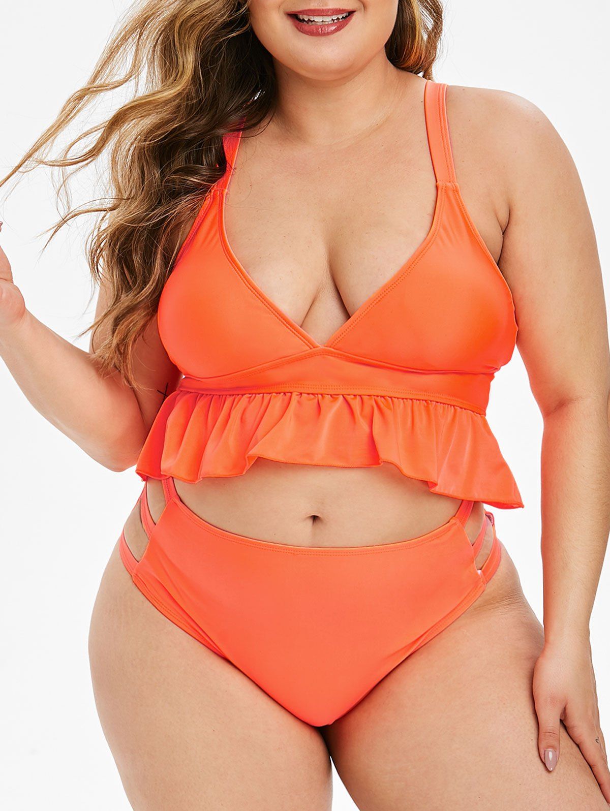 plus size neon swimsuits