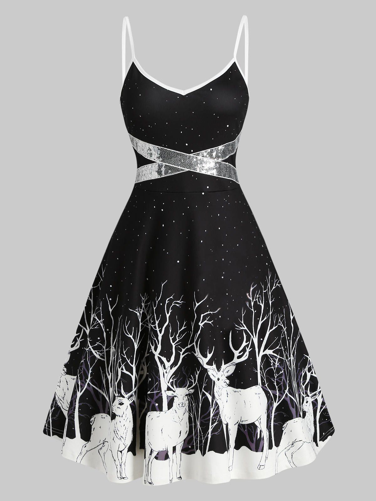 black casual dress