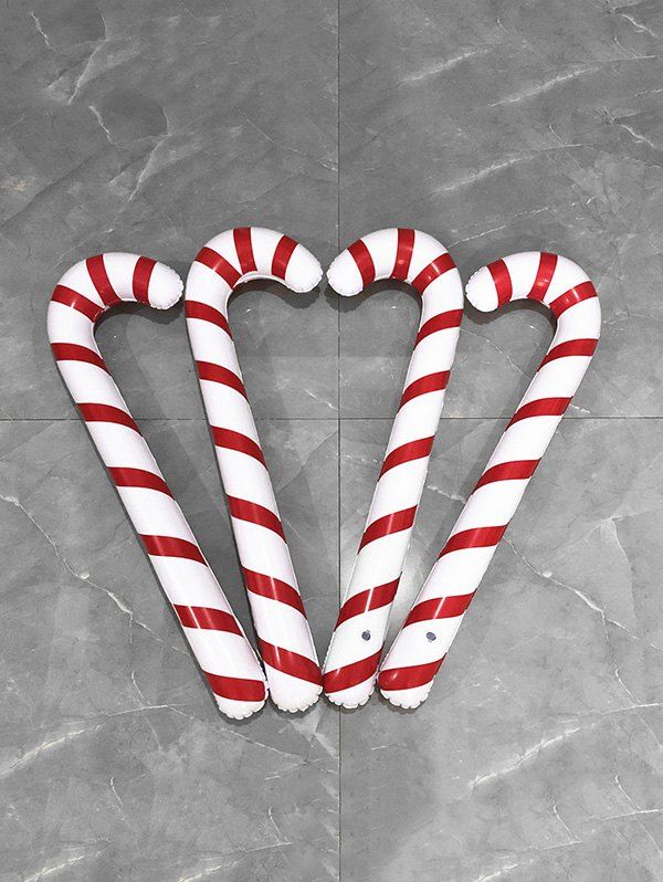 

Christmas Decoration Candy Cane Shape PVC Balloon, Multi-a