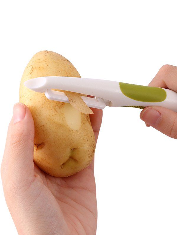 

Kitchen Tool Vegetables Fruits Potato Peeler, White