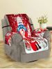 Merry Christmas Santa Claus Snowman Couch Cover -  