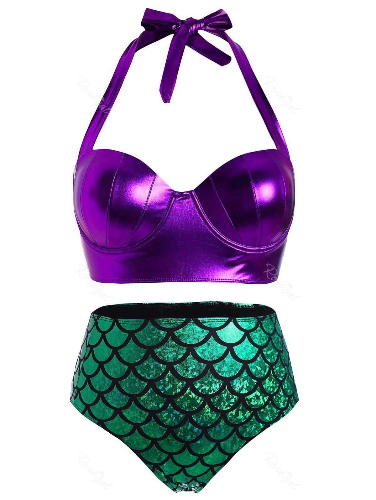 Plus Size Underwire Mermaid Bikini Swimwear Mermaid Bikini Bikini | Hot ...