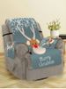 Christmas Deer Snowflake Couch Cover -  