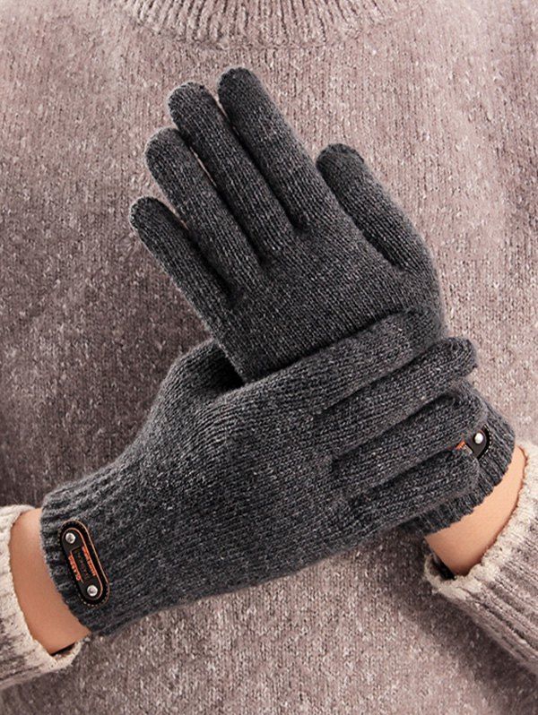 

Solid Cycling Driving Telefingers Glove, Gray