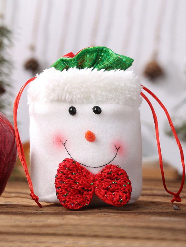 

Faux Fur Fluffy Christmas Drawstring Candy Bag, Green